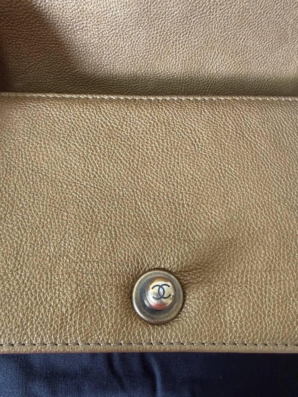 CHANEL Bronze Quilted Boy Flap Shoulder Bag with Chain - Picture 9 of 12